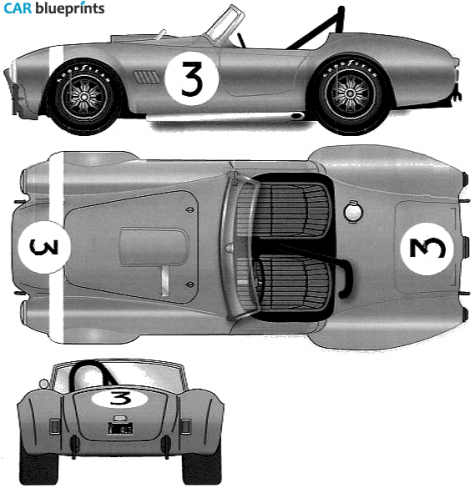 1964 Shelby 427 Cobra Roadster blueprint