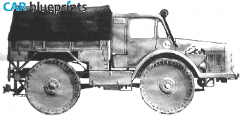 Skoda RSO Truck blueprint