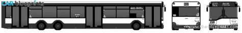 2005 Solaris urbinetto-15 Bus blueprint