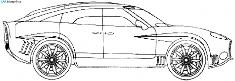 2007 Spyker D12 Peking-to-Paris SUV blueprint