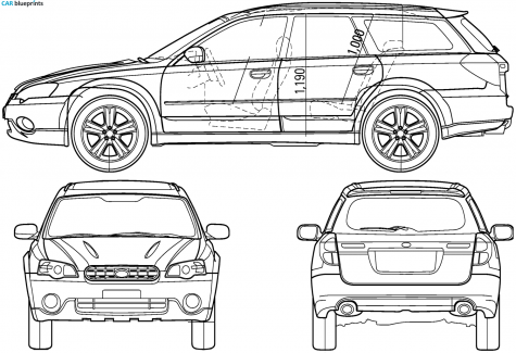 2005 Subaru legacy Wagon blueprint