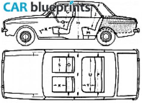 1970 Sunbeam Vogue Sedan blueprint