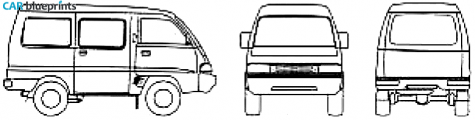 2008 Suzuki Carry 1.5 Microvan blueprint