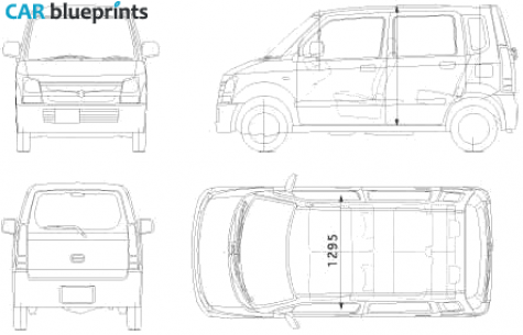 2005 Suzuki Wagon R Wagon blueprint