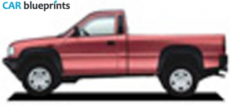 1988 Tata Telcoline Single Cab Pick-up blueprint