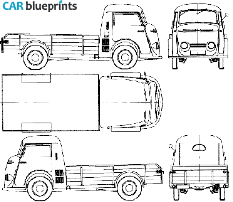 1952 Tempo Matador 1000 Truck blueprint