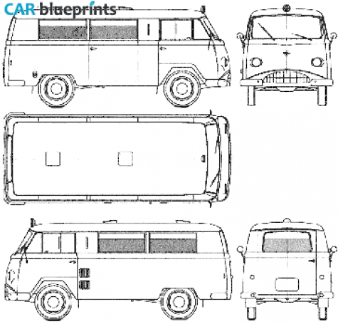 1955 Tempo Wiking I Minivan blueprint