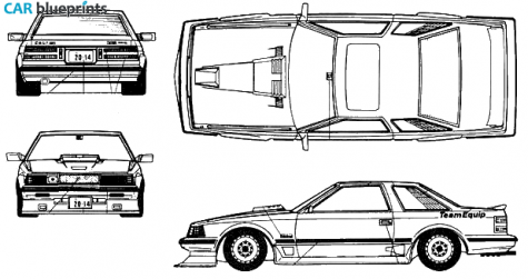 1991 Toyota Soarer II Z20 2800GT Aero Dynamics Tuning Coupe blueprint