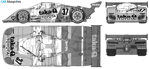 1988 Toyota Taka Q 88C V OW blueprint