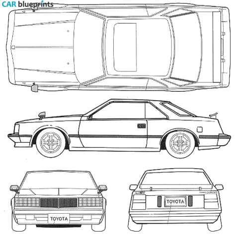 1982 Toyota Corona 2000GT II Coupe blueprint