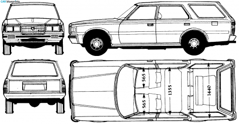 1980 Toyota Crown Station Wagon blueprint