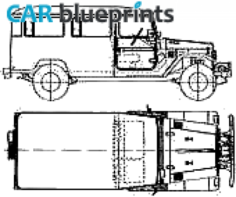 1980 Toyota Land Cruiser BJ45 SUV blueprint