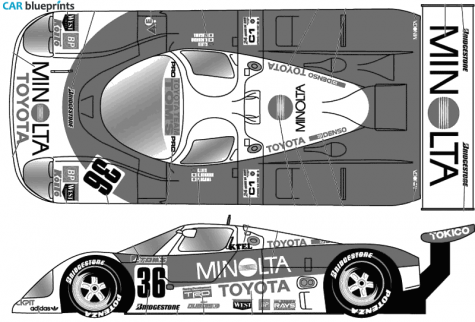 2000 Toyota Lemans OW blueprint