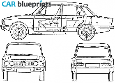 1969 Triumph 1500 Sedan blueprint