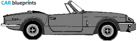1974 Triumph Spitfire 1500 MK IV Cabriolet blueprint
