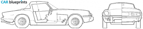 1975 Triumph Spitfire MK IV Coupe blueprint