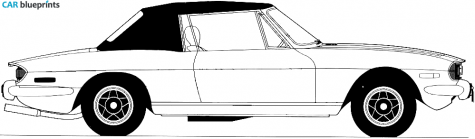 1973 Triumph Stag Cabriolet blueprint