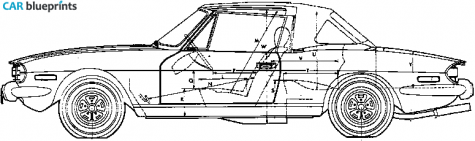 1975 Triumph Stag Sedan blueprint