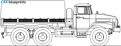 2008 Ural 4320-10 Truck blueprint