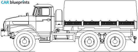 2008 Ural 4320-10 Truck blueprint