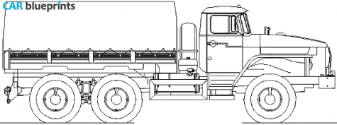 2008 Ural 4320-31 Truck blueprint