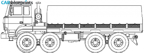 2008 Ural 532301 Truck blueprint