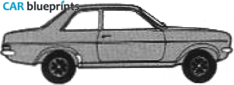 1979 Vauxhall Magnum Sedan blueprint