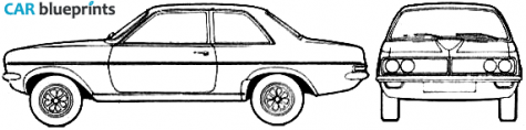 1979 Vauxhall Magnum Sedan blueprint