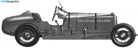 1928 Vauxhall Villiers OW blueprint