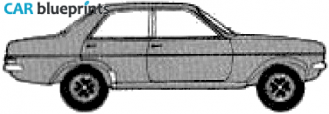 1979 Vauxhall Viva GLS Sedan blueprint