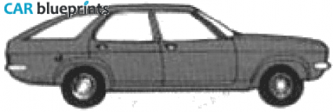 1979 Vauxhall VX Estate Wagon blueprint