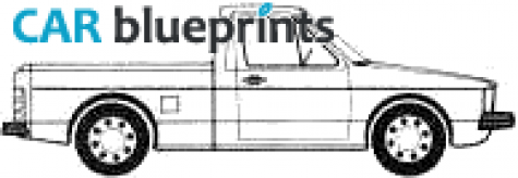 1982 Volkswagen Caddy Pick-up blueprint