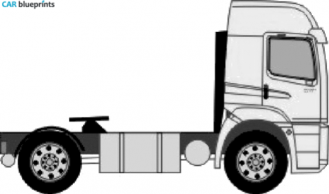 Volkswagen Titan 19-320 Truck blueprint