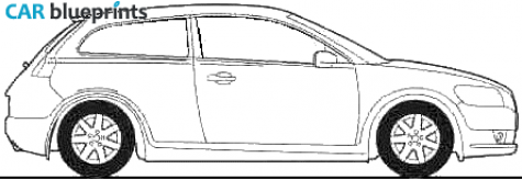 2008 Volvo C30 Hatchback blueprint