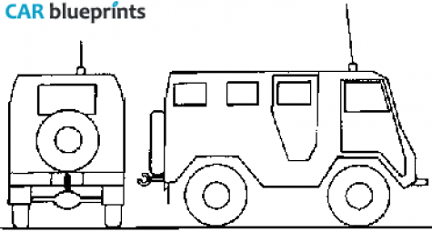 Volvo L3314HT Van blueprint