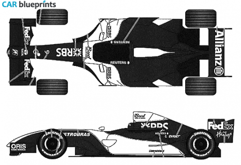 2006 Williams FW28 OW blueprint
