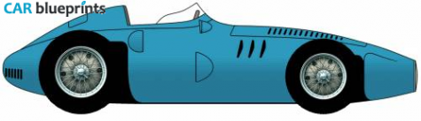 1955 Other Gordini Type 32 F1 GP OW blueprint